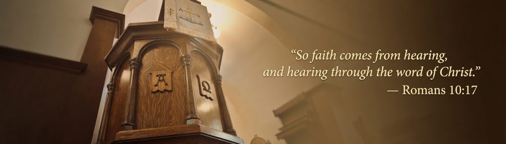 Old Goshenhoppen Reformed Church Pulpit – Hear the Word Preached